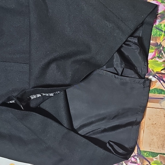 Pendleton Vintage Elegant Lined Black Pencil Skirt Size 10 Virgin Wool - Picture 5 of 6